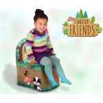 Set Canapea Sofa Fotoliu si Masuta Mobiler moale pentu copii- Prietenii Padurii Soft Touch - Forest Friends